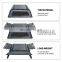 pickup truck canopy Steel Hard top Topper Camper Truck Canopy for mazda bt50  with led light and top rack