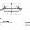 Zinc Coated Steel Rectangular Concealed Hinges