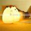 7 Colors LED USB Cat Night Light Silicone Soft Cartoon Baby Table Lamp Bedroom LED Night Light