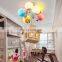 New Design Kindergarten Funny Balloon Hut Pendant Light Children's Bedroom Balloons House Ceiling Lamp