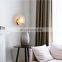 New Circular Marble Wall Lamp Sconce Living Room Bedroom Wall Lights Indoor Decor E14 Bulb Light