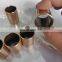 Split Bearing Bush CuSn8P Graphite Insert Oilless Bronze Bearing Bushing