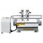 New Design Aluminium composite panel Woodworking Engraving Machine Double Heads Rotary CNC Router