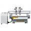 New Design Aluminium composite panel Woodworking Engraving Machine Double Heads Rotary CNC Router