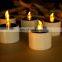 Wholesale Wedding 3D Real Flame Candle Home Decor Battery Solar Flameless flickering Led Candle