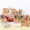 Custom English Letter natural wooden coin bank money box fashion animal dinosaur piggy bank home decoration