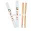 Factory direct custom printed logo disposable chopsticks paper sleeve packaging chopsticks for takeaway fast food