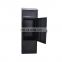 Custom Intelligent Integrated Metal Black Wall Mount Parcel Letter Mailing Mail Post Packaging Large Drop Box