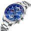 NIBOSI Blue Watch Men Fashion Sport Quartz Clock Mens Watches Top Brand Luxury Chronograph Waterproof Watch Relogio Mascu