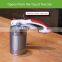 Manual Can Opener with Lid Lifter Magnet, Red