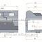 Cabinet hinge for outdoor and indoor electrical box