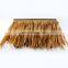 luxury quality10cm hut recycled palm uv resistant synthetic roofing thatch straw artificial roof palapa plastic thatch