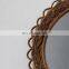 Best Seller Round Vintage Wicker Rattan Wall Mirror Decoration For Sale Wholesale made in Vietnam