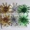Metal Colors PET Foil Firework Ribbon Flower Bow, Swan Ribbon Bow, Fountain Flower for Outdoor Decorations