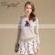Fashion Skier Jumper Knitting Production Intarsia Women 100% Cashmere Sweater