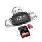3 in 1 Type C Memory Card Reader OTG Card Adapters USB C to SD Card Reader USB C To USB Adapter For phone
