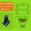 0213B Line Array Waveguide Horn for PRO Audio Speaker System Parts  Empty Cabinet Plastic Difuser