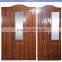 Armoire 3 doors dark beech color with middle mirror fashional design