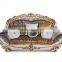 Luxury royal design living room sofa set european antique castle style sofa hand carved sectional sofa
