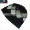 high quality knitting wool beanie hats for men