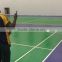 SI-PU elastic flooring for badminton court, tennis court, basketball court
