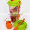 fruit salad cups fruit salad container PP salad to go with fork food container wholesale