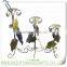 LC-84383 Romantic wedding decorative grape metal candle holder