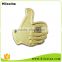 China Cheap Manufacturer Custom Brass Gold Thumb Up Metal Lapel Pin Badge