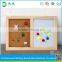 Lanxi xindi half white and half cork message board