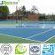 durable synthetic outdoor flooring material China sport floor tennis court price