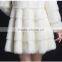 2015 hot selling Russian women natural mink fur coat