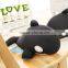 black wholesale dolphin plush stuffed sea animal toys for kids