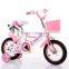 lovely 12 inch girls children bike / Pink princess children bicycles / single speed kids bike