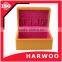 Luxury high-end leather make-up case with pocket