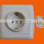 European style flush mounting socket outlet with earth (F3010)