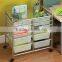 2015 New 12 Drawers Chrome Studio Organizer Cart