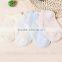 funny plain white baby short toe socks