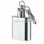 Fashion 1oz Mini Stainless Steel Hip Flask Flagon With Keychain