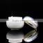 high quality opal white jar with white cap