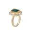 Less than 1 dollar jewelry zinc alloy rhinestone gemstone gold finger ring woman