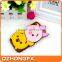 Hot sale new design cartoon silicone case for mobile positive for iphone