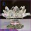 New decoration lotus flower shaped glass candle holder