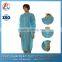 Colourful nonwoven disposable medical lab coat with elastic cuff for adult