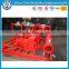 Fire pressure proportioning foam system with motor