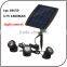 Widely usage waterproof level IP67 18LED 3color light beam ultra-bright solar garden light with light-control system