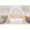 2015 Original Design Toddler Baby Cot Friendly Solid Bamboo Portable Baby Crib