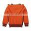 A3086 orange 18M/6Y fashion french terry hoodie zipper Popeye theme boys casual coat with printing
