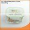 Wholesale round shape 350ml glass food container with FDA report