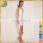 Womens Ladies White v-neck backless Bodycon Dress
