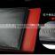 Pu/genuine leather A4 portfolio case meeting folder with customer design